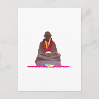 Carte Postale Mahatma GANDHI Père de Nation Inde