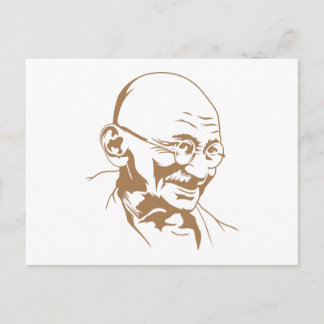 Carte postale Mahatma Gandhi Portrait