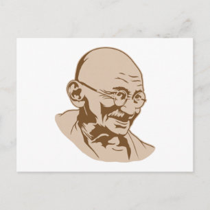 Carte postale Mahatma Gandhi Portrait