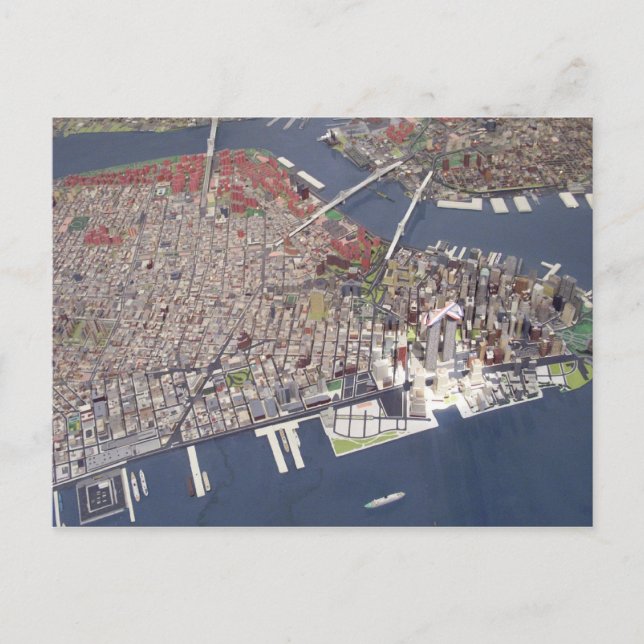 Carte Postale mahattan inférieur (Devant)