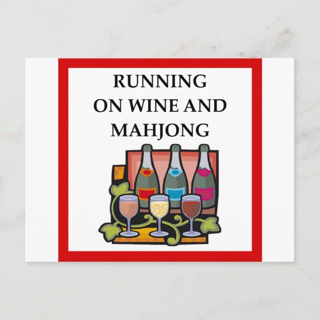 CARTE POSTALE MAHJONG (Devant)