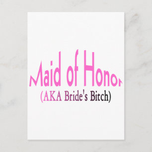 Carte Postale Maid Of Honor