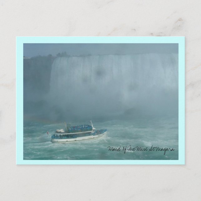 Carte Postale Maid Of The Mist À Niagara (Devant)