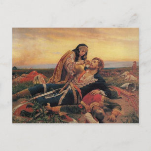 Carte postale Maiden of the Blackbird Field