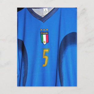 Carte Postale maillot de football italien