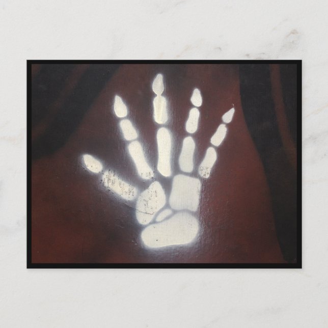 Carte Postale main (Devant)