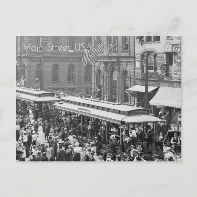 Carte Postale Main St., Buffalo, N.Y. (Devant)