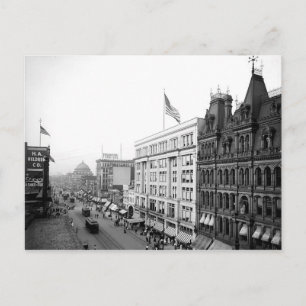 Carte postale Main St. Buffalo NY 1904