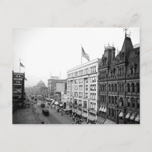 Carte postale Main St. Buffalo NY 1904