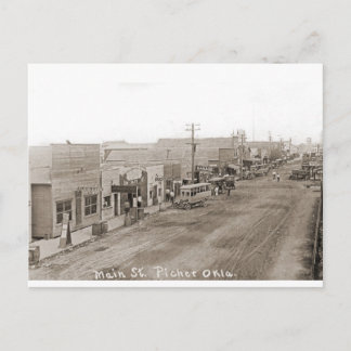 Carte Postale Main St. Picher Oklahoma vers 1920