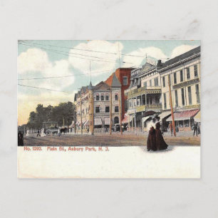 Carte Postale Main Street, Asbury Park, NJ Vintage