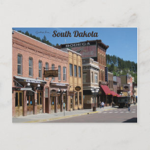 Carte Postale Main Street Deadwood Dakota du Sud