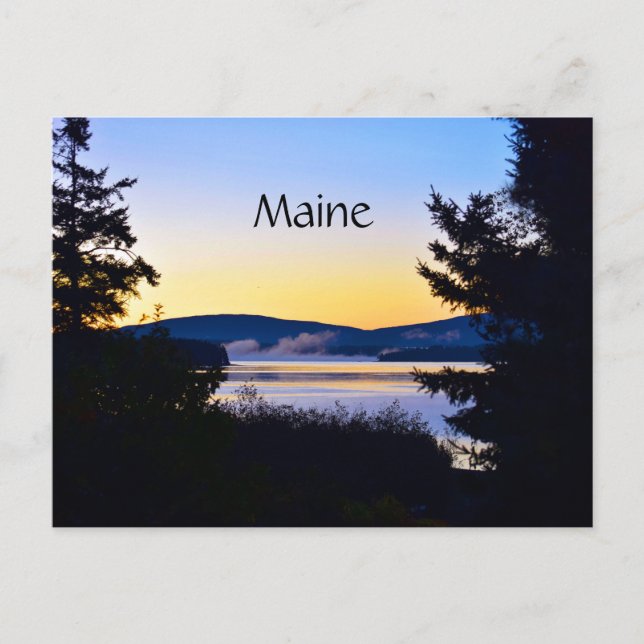Carte postale Maine (Devant)