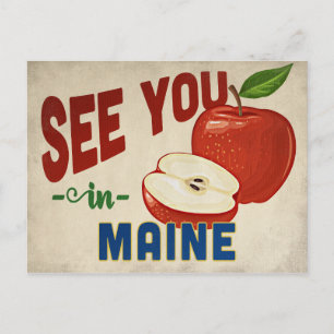 Carte Postale Maine Apple - Vintage voyage