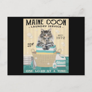 Carte Postale Maine Coon Cat Launch Company 2