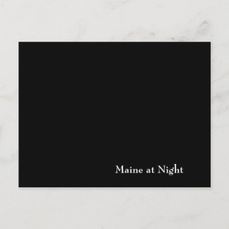 Carte Postale Maine la nuit
