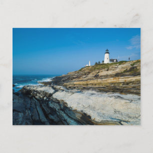 Carte Postale Maine, Pemaquid Point, Pemaquid Point Lighthouse