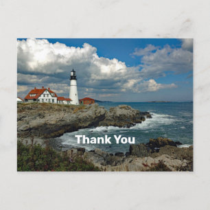 Carte Postale Maine Phare de Portland Head Light Photo Merci
