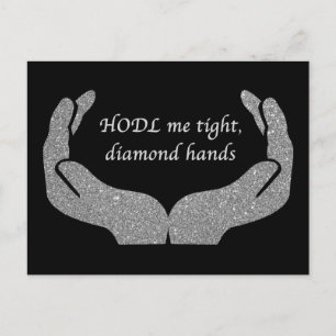 Carte Postale Mains de diamant