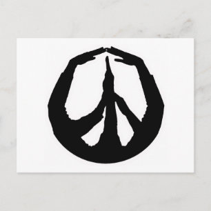 Carte Postale Mains de paix