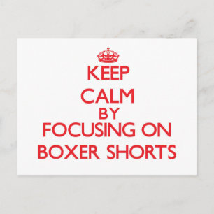 Carte Postale Maintenez le calme en vous concentrant sur les sho