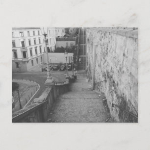 Carte Postale Mainz Allemagne Black & White Stairs