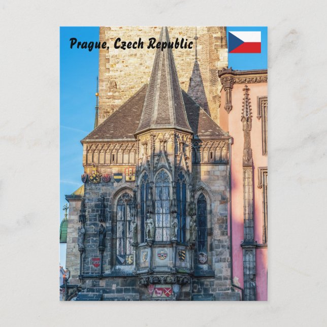 Carte Postale Mairie chapelle dans la Vieille Ville Carré - Prag (Devant)