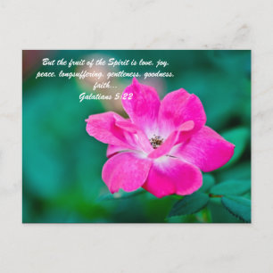 Carte Postale Mais le fruit de l'Esprit est l'amour, la joie, la