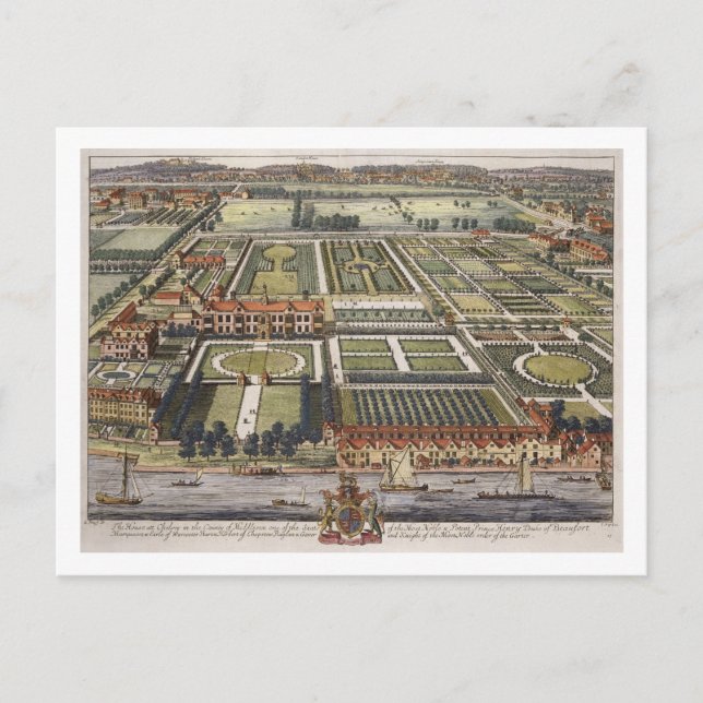 Carte Postale Maison à Chelsea dans le comté de Middlesex en (Devant)