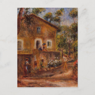Carte Postale Maison à Collett à Cagnes par Pierre-Auguste Renoi