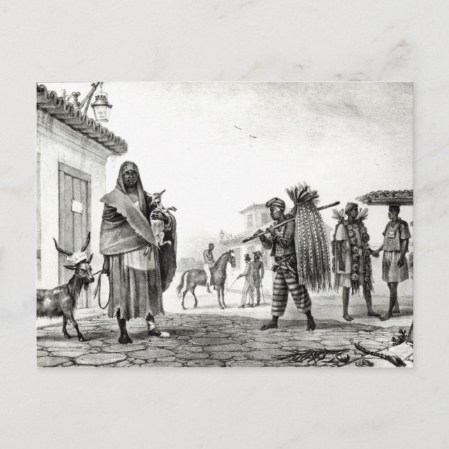 Carte Postale Maison à louer, Cheval et Chèvre à vendre (Devant)