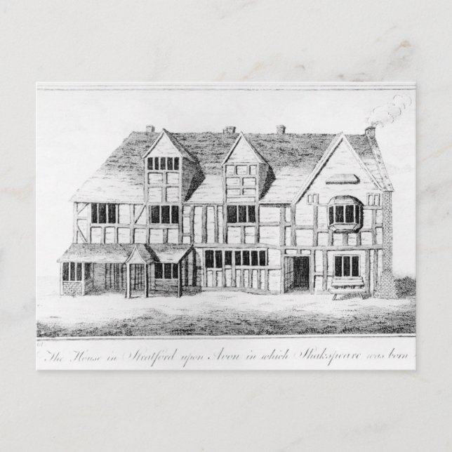 Carte Postale Maison à Stratford-upon-Avon (Devant)