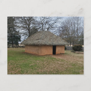 Carte Postale Maison à toit de chaume Etowah