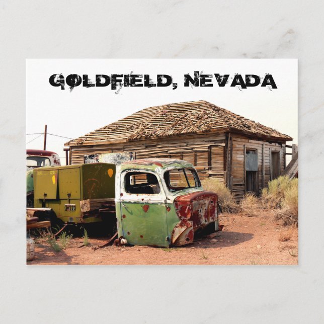 Carte Postale Maison Abandonnée À Goldfield Nevada (Devant)