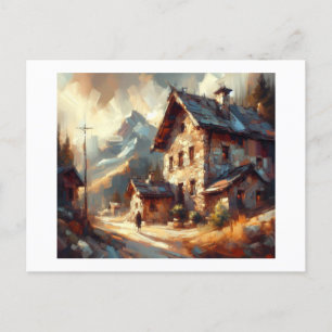 Carte Postale Maison ancienne en pierre,