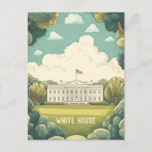 Carte Postale Maison Blanche