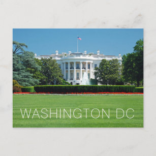 La Maison Blanche, carte postale vintage, résidence officielle du POTUS,  Washington D.C. -  France