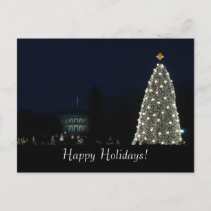 Carte postale Maison Blanche et Arbre National