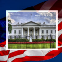 Maison Blanche, résidence présidentielle, portique