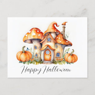 Carte Postale Maison de champignons