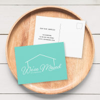 Maison de couleur Arrière - plan modifiable Nous a