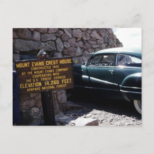 Carte Postale Maison de crête du Mont Evans Colorado