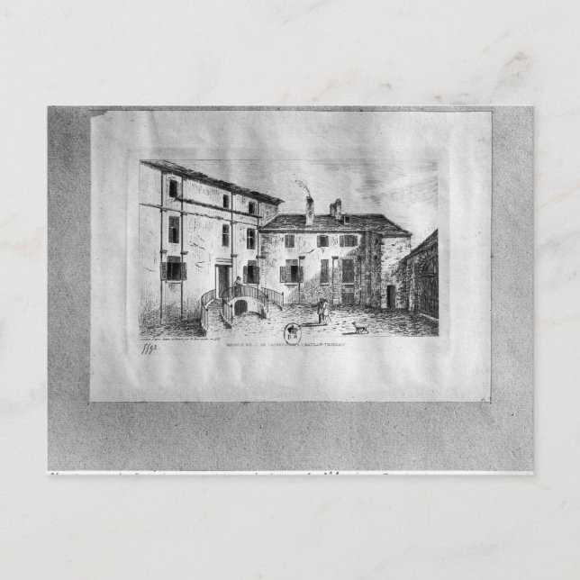 Carte Postale Maison de Jean de La Fontaine à (Devant)