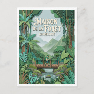 Carte Postale Maison de la Forêt Petit-Bourg Guadeloupe
