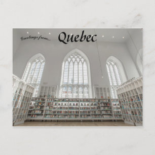 Carte Postale Maison de la Litérature Québec Canada