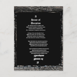 Carte Postale Maison de la tromperie