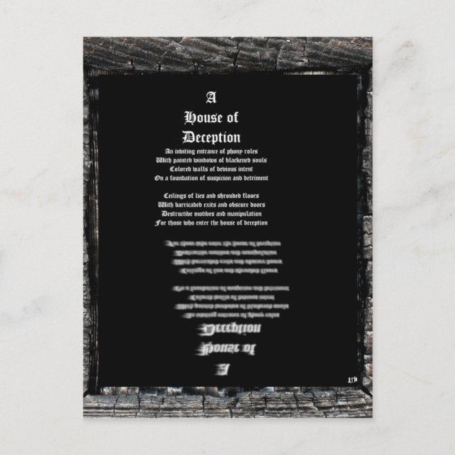 Carte Postale Maison de la tromperie (Devant)