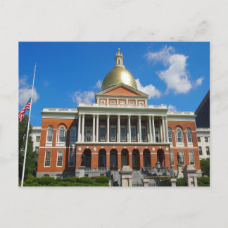 Carte Postale Maison de l'État de Boston