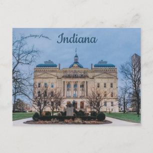 Carte Postale Maison de l'État de l'Indiana Indianapolis Indiana