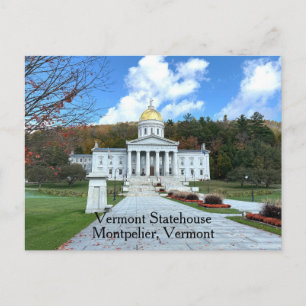 Carte Postale Maison de l'État du Vermont
